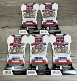 5x Pokemon Scarlet And Violet Booster Packs Sealed - Image 2