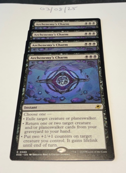 Magic the Gathering MTG Archenemy's Charm x4 Rare Cards NM/M Eternities - Image 1