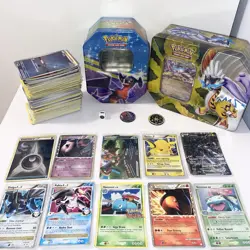POKEMON TCG LOT - RARE (2 TINS & 300+ CARDS)[$2000 MAXIMUM VALUE] - Image 1