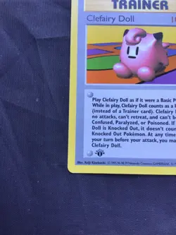 Pokemon Cards: Base Set 1st Edition Rare: Clefairy Doll 70/102 - Image 5