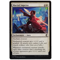 x4 Martial Impetus CLU MTG M/NM Common White Enchantment Aura Ravnica: Clue TCG - Image 1