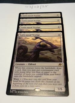 Magic the Gathering MTG Anticausal Vestige x4 Rare Cards NM/M Eternities - Image 1