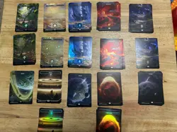 Magic The Gathering Unfinity Full Art Land Lot Non Foil And Foil 67 Cards - Image 1