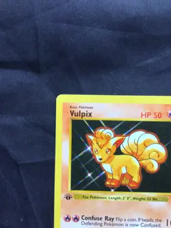 Pokemon Cards: Base Set 1st Edition Common: Vulpix 68/102 - Image 2