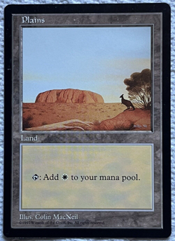 Plains (APAC Blue Australia) Promo LP Special MAGIC MTG CARD 1997 Vintage HTF - Image 1