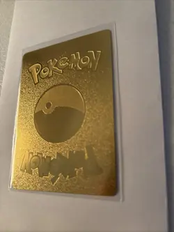 Pokemon Gold Foil Fan Art Card PIKACHU VMAX Gigantamax 310HP Rainbow - Image 2