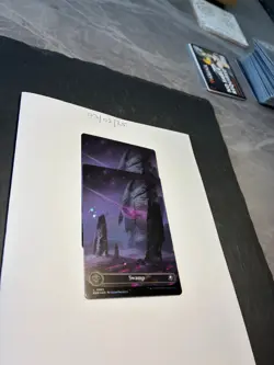 Magic the Gathering MTG Swamp Full Art x2 Land GALAXY FOIL Cards NM/M - Image 2