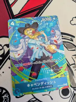 One Piece TCG Cavendish OP10-045 Rare Card Alternative Art Japanese - Image 2