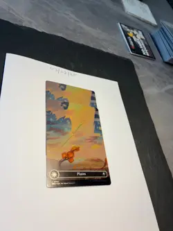 Magic the Gathering MTG Plains Full Art x2 Land GALAXY FOIL Cards NM/M - Image 2