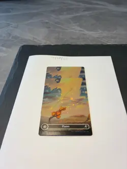 Magic the Gathering MTG Plains Full Art x2 Land GALAXY FOIL Cards NM/M - Image 1