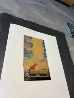 Magic the Gathering MTG Plains Full Art x2 Land GALAXY FOIL Cards NM/M - Image 2
