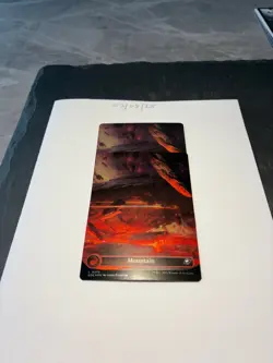Magic the Gathering MTG Mountain Full Art x2 Land GALAXY FOIL Cards NM/M - Image 1