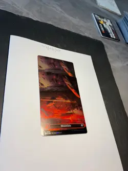 Magic the Gathering MTG Mountain Full Art x2 Land GALAXY FOIL Cards NM/M - Image 2