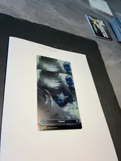 Magic the Gathering MTG Island Full Art x2 Land GALAXY FOIL Cards NM/M - Image 2