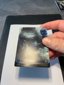 Magic the Gathering MTG Island Full Art x2 Land GALAXY FOIL Cards NM/M - Image 3