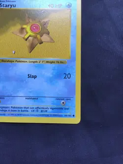 Pokemon Cards: Base Set 1st Edition Common: Staryu 65/102 - Image 4