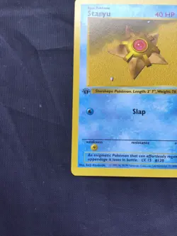Pokemon Cards: Base Set 1st Edition Common: Staryu 65/102 - Image 5