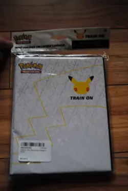 Pokemon TGC Train On 25th Anniversary Jumbo Card Binder Factory Sealed - Image 1