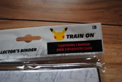 Pokemon TGC Train On 25th Anniversary Jumbo Card Binder Factory Sealed - Image 4