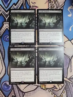 4x Deadly Tempest - NM/M Commander 2020 C20 MTG Magic - Image 1