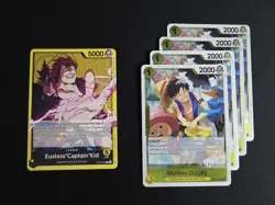 One Piece TCG OP10 Eustass"Captain"Kid Leader 51 Card Tournament Ready Deck - Image 2