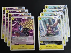 One Piece TCG OP10 Eustass"Captain"Kid Leader 51 Card Tournament Ready Deck - Image 5