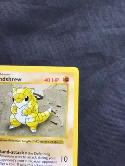 Pokemon Cards: Base Set 1st Edition Common: Sandshrew 62/102 - Image 3