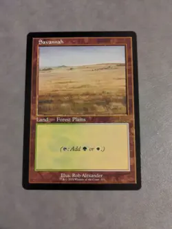 MTG 30th Anniversary Edition Savannah (Retro Frame) NM Magic the Gathering! - Image 1