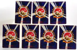 Alakazam No.065 Base Set 1996 Holo EX-LP Japanese Pokemon Card Set of 7 - Image 3