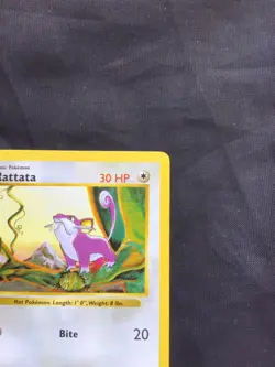 Pokemon Cards: Base Set 1st Edition Common: Rattata 61/102 - Image 3