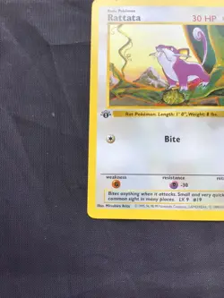 Pokemon Cards: Base Set 1st Edition Common: Rattata 61/102 - Image 5