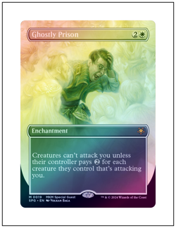 1x Ghostly Prison, Foil, Special Guest Murders at Karlov Manor, Magic MTG NM - Image 1