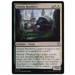x4 Sumala Rumblers CLU MTG M/NM Uncommon Multi-color Creature Wurm TCG CCG - Image 1