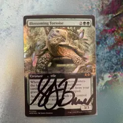 Blossoming Tortoise Artist Proof Simon Dominic - Image 1