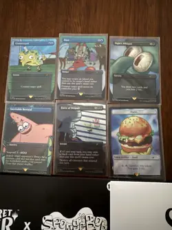 MTG Spongebob Squarepants Secret Lair Internet Sensation + Dismember + Deadeye - Image 2