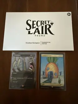 MTG Spongebob Squarepants Secret Lair Internet Sensation + Dismember + Deadeye - Image 3