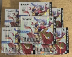 Magic The Gathering Final Fantasy Collector Booster OMEGA Box Lot Of 15 SEALED - Image 1