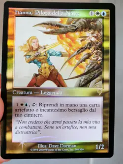 Hanna ship's navigator Italian FOIL - MTG Magic masques de mercadia - Image 1