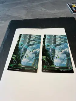 Magic the Gathering MTG Forest Full Art x6 Land Cards NM/M Eternities - Image 1