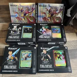 MAGIC THE GATHERING Final Fantasy Commander Deck Bundle + Collector Booster - Image 1