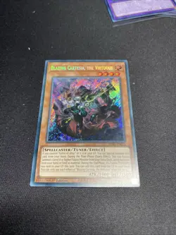 Yu-Gi-Oh Blazing Cartesia, the Virtuous 1st Edition DABL-EN011 Secret Rare - Image 1