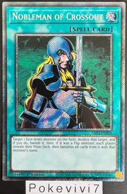 Carte YU-GI-OH! NOBLEMAN OF CROSSOUT RA03-EN102 PSR NEUF - Image 1