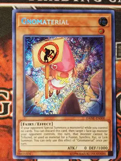 Yugioh Gnomaterial DANE-EN000 Secret Rare NM - Image 1