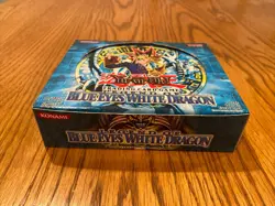 Yugioh EMPTY Legend of Blue Eyes White Dragon Booster Box Unlimited - Image 1