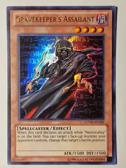Yugioh - Gravekeeper's Assailant - Ultra Rare - LCYW-EN189 - Mint - Image 1