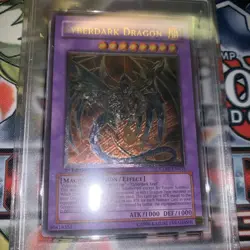 Yugioh Cyberdark Dragon Ultimate 1st Psa9 CDIP-EN035 Slight Foil Shift Misprint - Image 2
