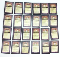 24 X YU GI OH TIP CARDS ALL DIFFERENT - Image 1