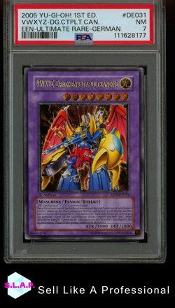 VWXYZ-DG.CTPLT.CAN. ULTI RARE YU-GI-OH ELEMENTAL ENERGY 1ST ED 2005 DE031 PSA 7 - Image 1