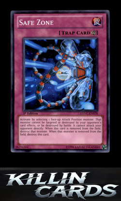1st Edition Safe Zone EXVC-EN078 Super Rare Extreme Victory YuGiOh Card NM - Image 1