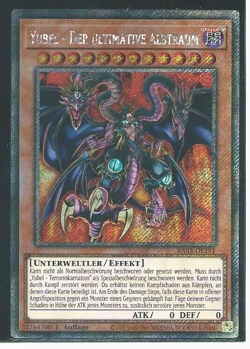 YUBEL DER ULTIMATIVE ALBTRAUM RA03-DE191 PLATINUM SECRET RARE NM Yu-Gi-Oh - Image 1